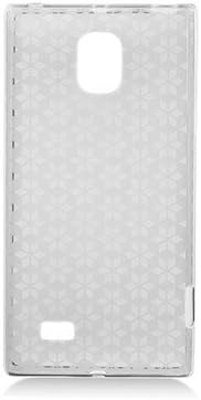 For LG Spectrum 2/VS 930 Soft TPU SKIN Case Transparent Checker Pattern T-Clear
