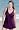 Wine Plus Size Tie Front Swimdress - Plus Size Swimsuit Plus Size Swimsuit