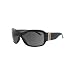 ANGEL Shiny Black ENTICE Sunglasses with Smoke Polarized Lenses