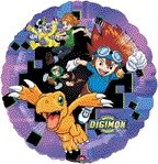 Digimon Digital Monsters Mylar Foil Balloon - Birthday Party Supplies