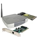 Motorola WKT850G-RS 802.11g Wireless Net Set with Access Point, PCI WiFi Card, PCMCIA WiFi Card