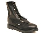 Justin Original Steel Toe Work Lacers In Black