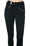 Produkt-Bild: Damenreithose Easy Rider Marla Strass schwarz schwarz
