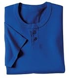 NEW Sport-Tek - Short Sleeve Henley Royal-2XL