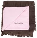 Maclaren Packaway Fleece Blanket - Coffee/Pink
