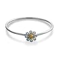 Daisy Bangle in Sterling Silver