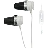 Koss PATHFINDRW Lightweight Earbud Stereophone with In-line Volume Control - (WHITE)