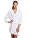 Seven Apparel 00134 Hotel Spa Collection Kimono Knit Cotton Robe, White