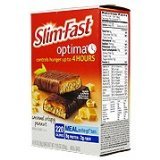 Slim Fast Optima Caramel Crispy Peanut Meal on the Go Bars (2pack)