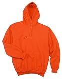 NEW Port & Company - Pullover Hooded Sweatshirt Orange-S