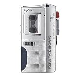 Sanyo TRC590M Microcassette Dictation Recorder - SYOTRC590M - 1 Each - Silver