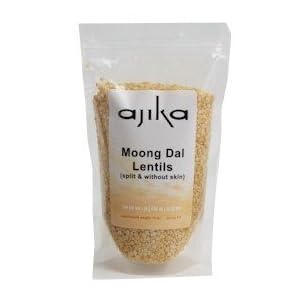 Ajika Moong Dal Split and without Skin  14 oz. by AJIKA