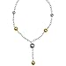 Two Tone Sterling Silver Necklace
