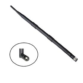 Alfa 9dBi WiFi Booster SMA OMNI-Directional High-Gain Screw-On Swivel Antenna for D-Link -... by Alfa