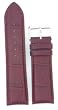 Brown Leather Band Crocodile Grain 28 mm Brown Leather Band Crocodile Grain 28 mm