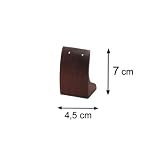 SG PARIS SUPPORT DE VENTE PRESENTOIR FEMME MATIERES NATURELLES BOIS MARRON