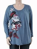 Motherhood Maternity: Disney Plus Size Long Sleeve Scoop Neck Striped Maternity T Shirt