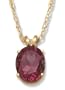 14KT Ladies 2.10CT Garnet Pendant