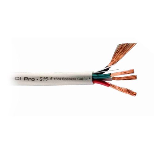 Monster Cable 103411 Ci Pro 16Gauge, 4Conductor Inwall Speaker Cable (500 Ft Spool)