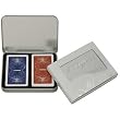 Copag Centennial Bridge Special Index Plastic Playing Cards (Blue/Red)