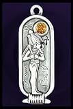 Egyptian Zodiac Cartouche - Osiris (Mar 27 - Apr 25) on a 30 Black Cord