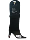 Yelete Rhinestone Bear Black Leg Warmer (One Size - 1 Pair) - Fashion Black Footwear Legwarmers