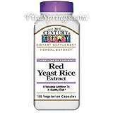 Red Yeast Rice Extract 150 Vegetarian Capsules, 21st Century