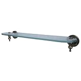 Kingston Brass BA9919AB Templeton Glass Shelf, Vintage Brass
