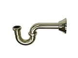 Elements of Design CC2188 Faucetier Decor 8-Inch P-Trap, Satin Nickel
