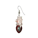 Pack of 10 Pairs of NFL New York Jets Snowman Football Earrings
