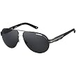 Carrera 13/S Men's Aviator Metal Designer Sunglasses - Dark Ruthenium Palladium Black/Gray