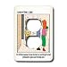 Londons Times Funny Medicine Cartoons - Proctologist Goes Over The Deep End - Light Switch Covers - 2 plug outlet cover