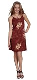 Women's Classic Summer Sundress by 1 World Sarongs in Hibiscus Brown