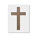Cross Stencil Template - Reusable Stencil Made in USA