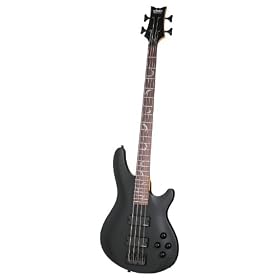 Schecter Damien-4 Electric Bass (Satin Black)