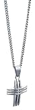 Fred Bennett Men's P2563 Stainless Steel Triple Cross Pendant