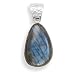Freeform Labradorite Pendant in Sterling Silver