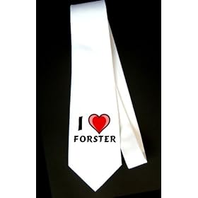 I Love Forster Party Decoration Necktie