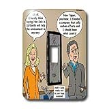 Rich Diesslins Funny General - Editorial Cartoons - Al Gore Carbon Offsets for Han Solo in Carbonite - Light Switch Covers - single toggle switch