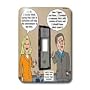 Rich Diesslins Funny General - Editorial Cartoons - Al Gore Carbon Offsets for Han Solo in Carbonite - Light Switch Covers - single toggle switch