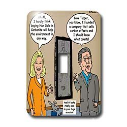 Rich Diesslins Funny General - Editorial Cartoons - Al Gore Carbon Offsets for Han Solo in... by 3D Rose