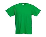 Kinder T-Shirt Valueweight; Grün,128
