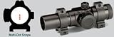 30mm Premium Multi-Dot Red Dot Scope with 7/8 Rings
