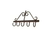 Wrought Iron Deco Wall Hooks