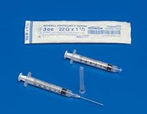 Monoject SoftPack 3cc Syringes - 3cc Syringe, Luer Lock Tip, 100 Unit / box
