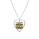 Necklace Heart Charm I May Be Little but to God Im Big Stuff