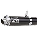 04-05 Honda CB599 D&D faux Ti/black s/o Exhaust - Part No. 480-15B