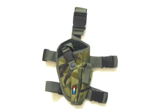 Camouflage Elite Tactical Leg Holster (Right Handed)