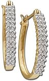 1/4ctw Diamond Hoop Earrings