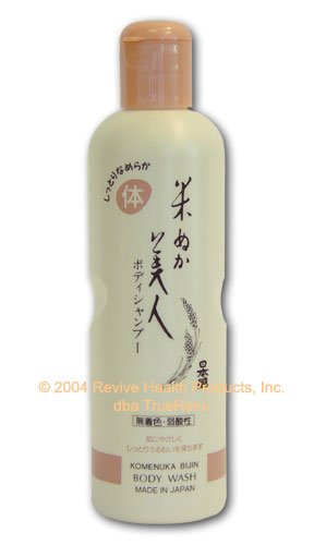 Komenuka Bijin All Natural Body Wash with Rice Bran   335ml